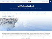 Tablet Screenshot of mkg-muc.com